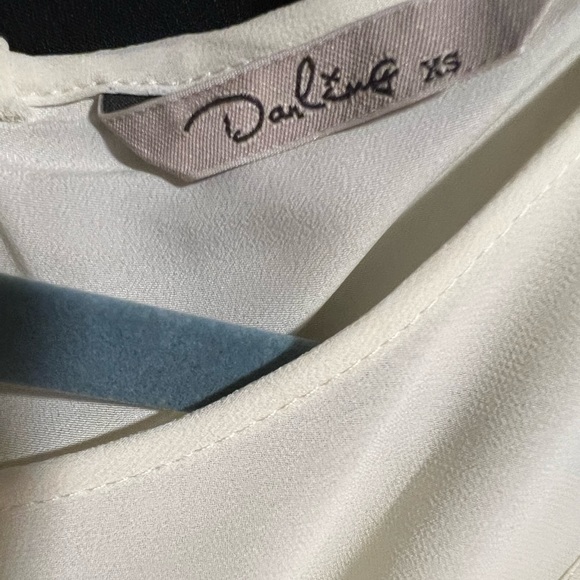 Darling Brand Black & White Lace Pleated Dress - Picture 4 of 7